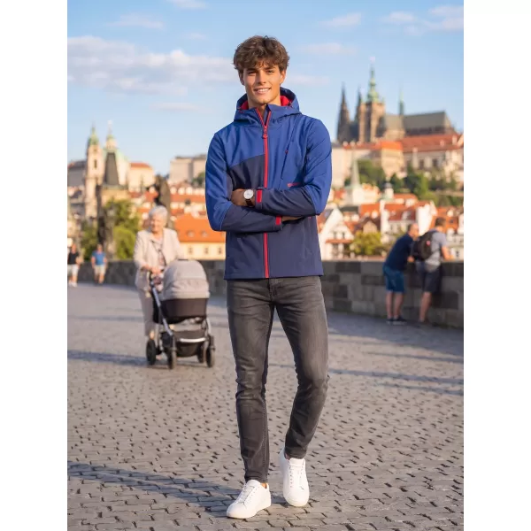  Pánska bunda so softshell ALTISPORT GAN MODRÝ 