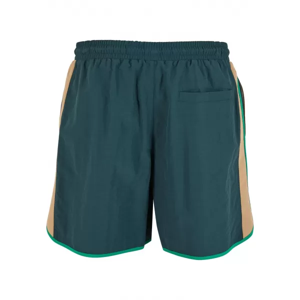  Pánske plavecké šortky URBAN CLASSICS TB7348 FĽAŠKOVO ZELENÉ 