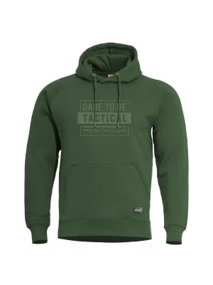 Mikina PENTAGON PHAETON HOOD SWEATER K09021-DT 83 SKOKAN ZELENÝ