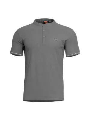 tričko PENTAGON LEVANTES HENLEY T-SHIRT STRIPES K09025 VLK/SIVÁ