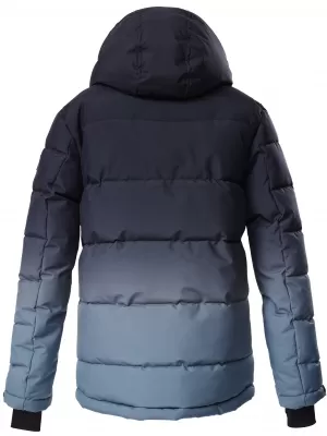 Detská bunda KILLTEC KSW 382 TMAVO MODRÁ/ŠEDÁ
