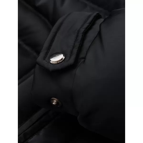  Pánska bunda OMBRE OM-JALP-0218 ČIERNA 