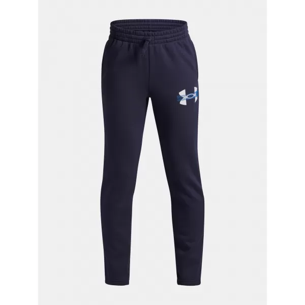  Chlapčenské tepláky UNDER ARMOUR UA RIVAL FLC CBLCK GRPHC JGR 6004995-403 MODRÁ 
