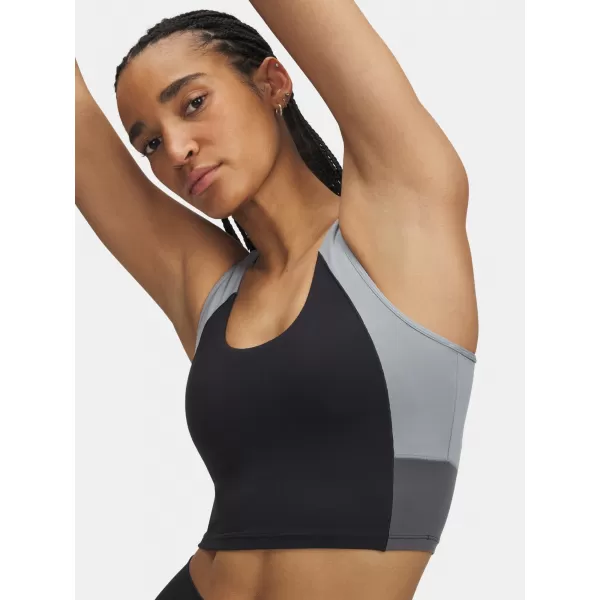  Dámske tielko UNDER ARMOUR MERIDIAN COLORBLOCK TANK 6004001-002 ČIERNA 