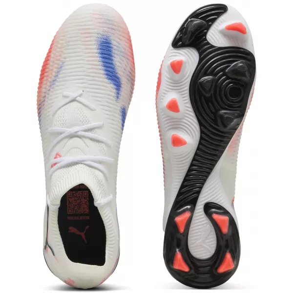  Pánske topánky PUMA FUTURE 8 MATCH FG/AG 10859301 WHITE/ BIELA/PUMA ČIERNA/ŽIARIACA ČERVENÁ 