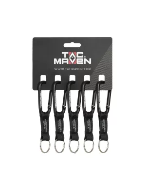 Karabína PENTAGON CARABINER 7ΜΜ D25028 ČIERNA