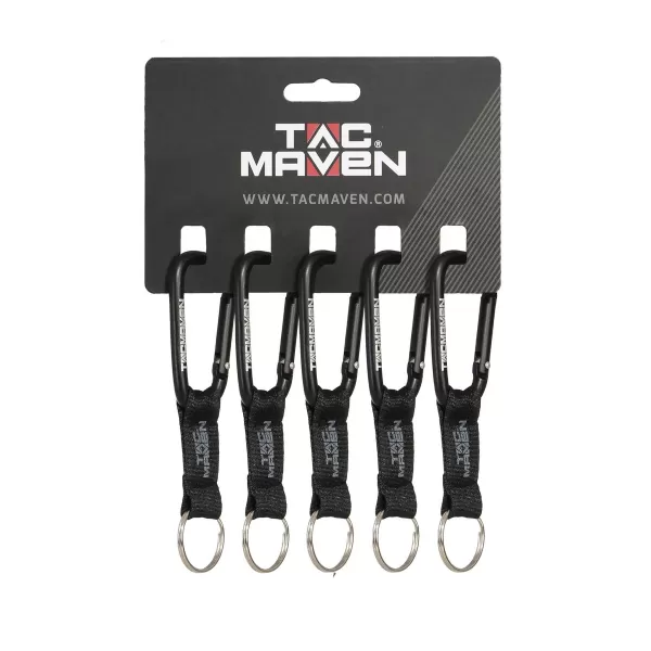  Karabína PENTAGON CARABINER 7ΜΜ D25028 ČIERNA 