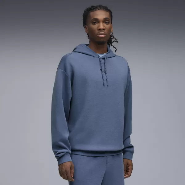  Pánska mikina PUMA M CLOUDSPUN HOODIE 52759580 TMAVÝ INDIGOVÝ VRES 