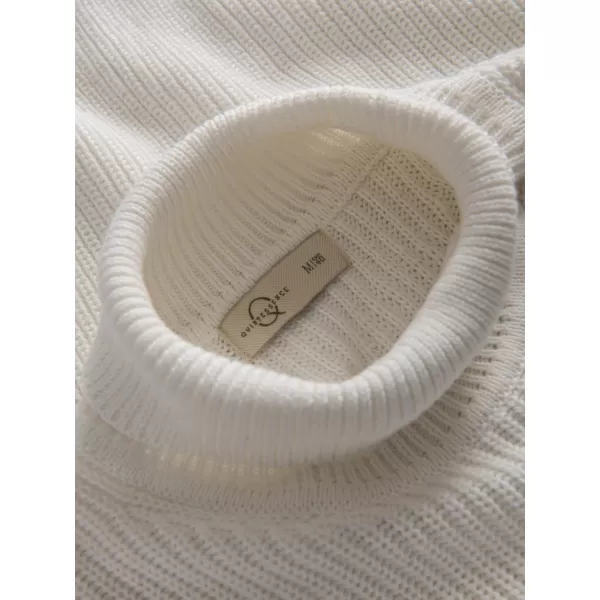  Pánsky sveter OMBRE OM-SWTN-0162 BIELY 
