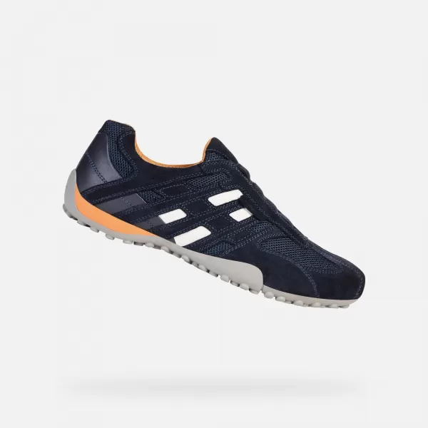  Pánske tenisky GEOX SNAKE G002632 TMAVO MODRÁ 