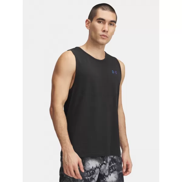  Pánske tielko UNDER ARMOUR VANISH ELITE SEAMLESS TANK 1382800-001 ČIERNA 
