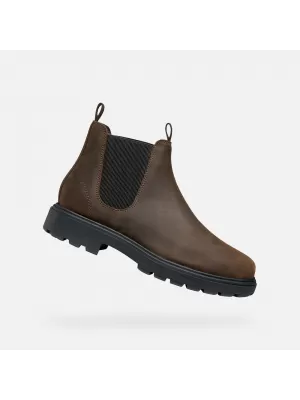 Pánske topánky GEOX SPHERICA EC7 G011185 TMAVO HNEDÁ