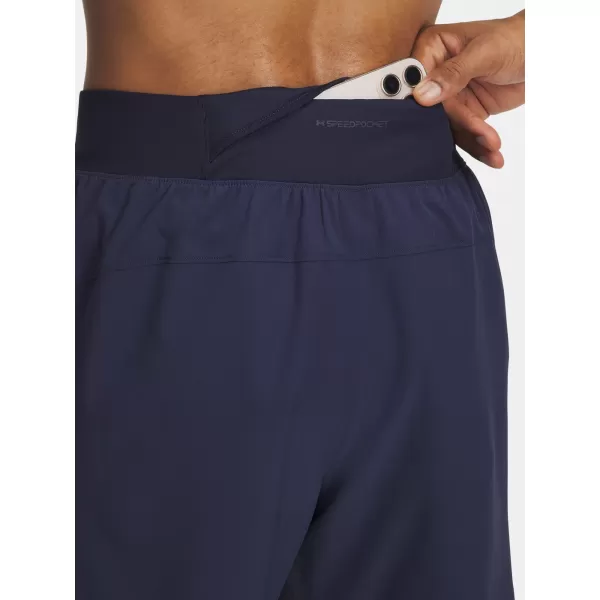  Pánske šortky UNDER ARMOUR UA LAUNCH PRO 7 SHORTS MODRÁ 