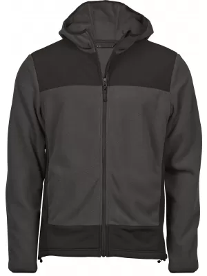 Pánska bunda TEE JAYS | TJ 9124 ASPHALT/BLACK