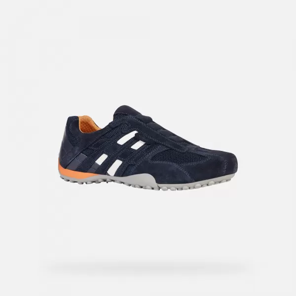  Pánske tenisky GEOX SNAKE G002632 TMAVO MODRÁ 
