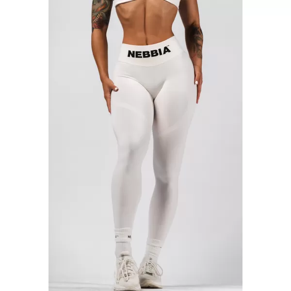  Extra Push-Up legíny s vysokým pásom FLOW SEAMLESS 496 CREAM Nebbia 