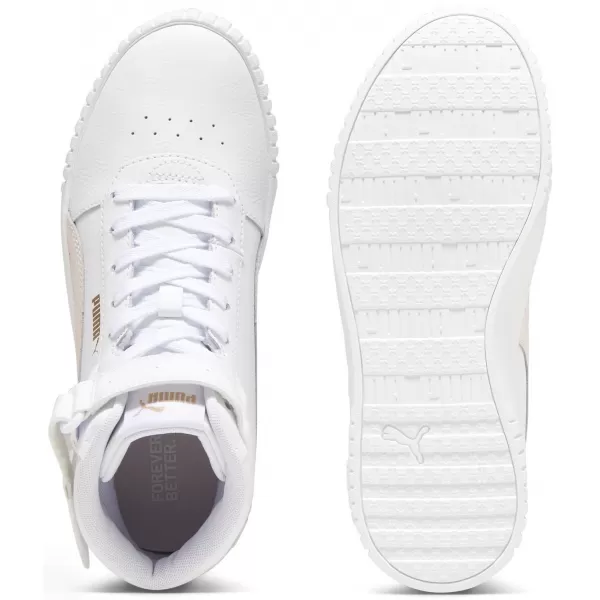  Topánky PUMA CARINA 2.0 MID 38585107 PUMA WHITE/FROSTY PINK/GOLD 
