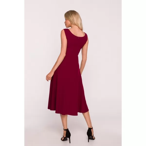  Šaty STYLOVE S424 GAŠTANOVÉ 