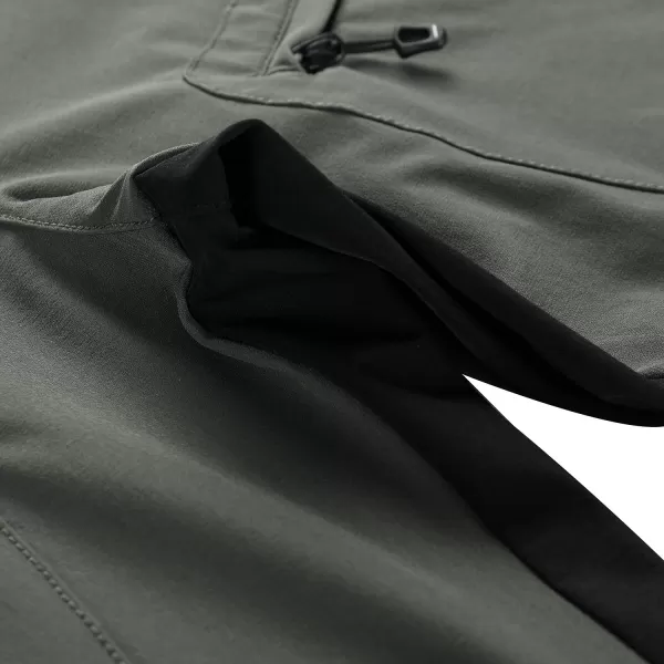  Pánske softshell nohavice ALPINE PRO AKAN 2 PETROLEJ 