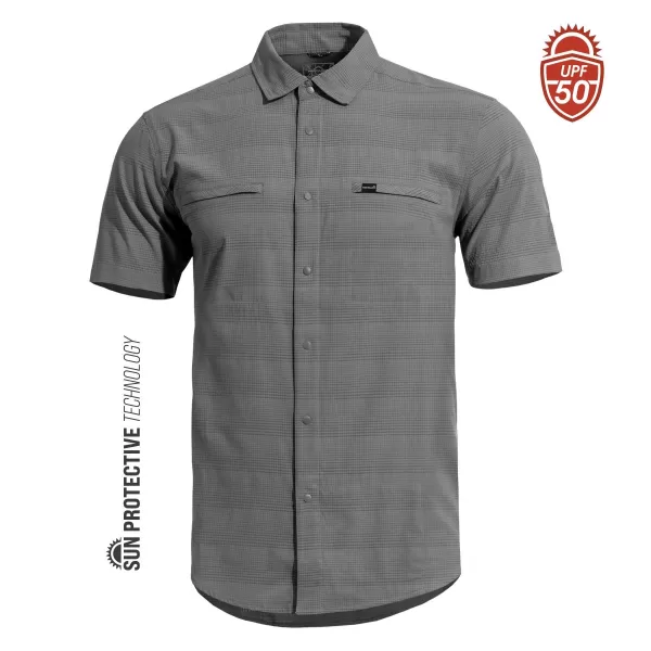 Pánska košeľa PENTAGON RIPPLE SUNPROOF SHIRT K02028 VLK/SIVÁ 