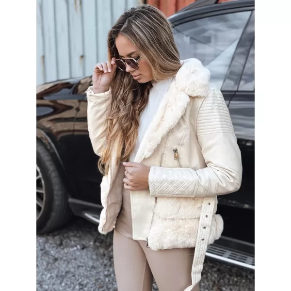  Dámska bunda DSTREET TY5275 ECRU 