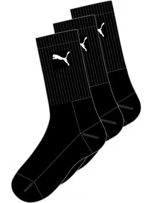 Pánske ponožky PUMA CREW SOCK 3P 88035501 ČIERNY