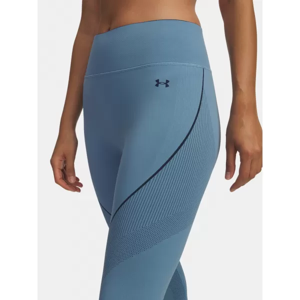  Dámske legíny UNDER ARMOUR UA VANISH SEAMLESS LEGGING 6000646-418 MODRÁ 