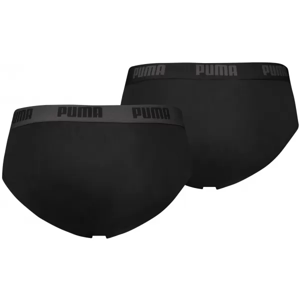  Mužské nohavičky PUMA BASIC BRIEF 2P 88910006 ČIERNA/ČIERNA 