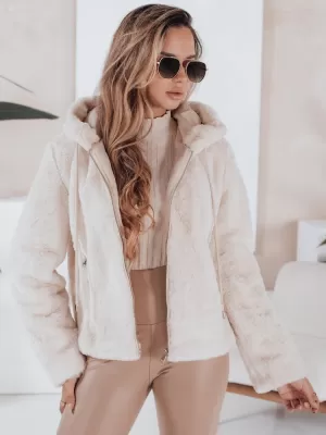 Dámska bunda DSTREET TY4994 BÉŽOVÁ