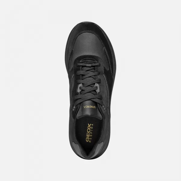  Pánske tenisky GEOX SPHERICA ACTIF X1 G006837 ČIERNA 