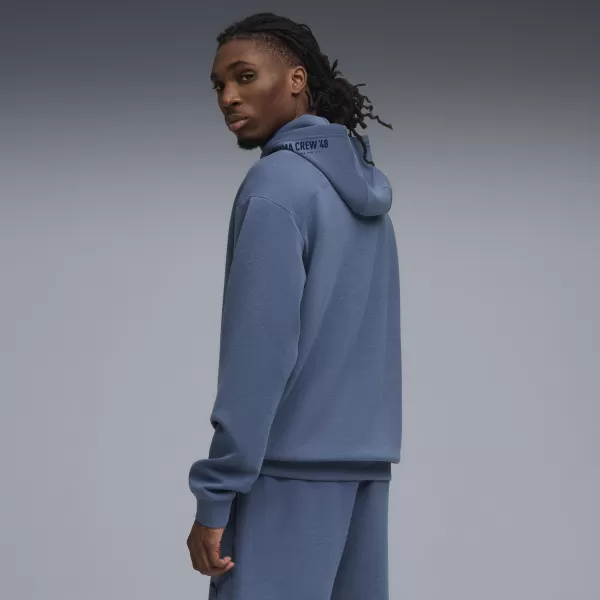  Pánska mikina PUMA M CLOUDSPUN HOODIE 52759580 TMAVÝ INDIGOVÝ VRES 
