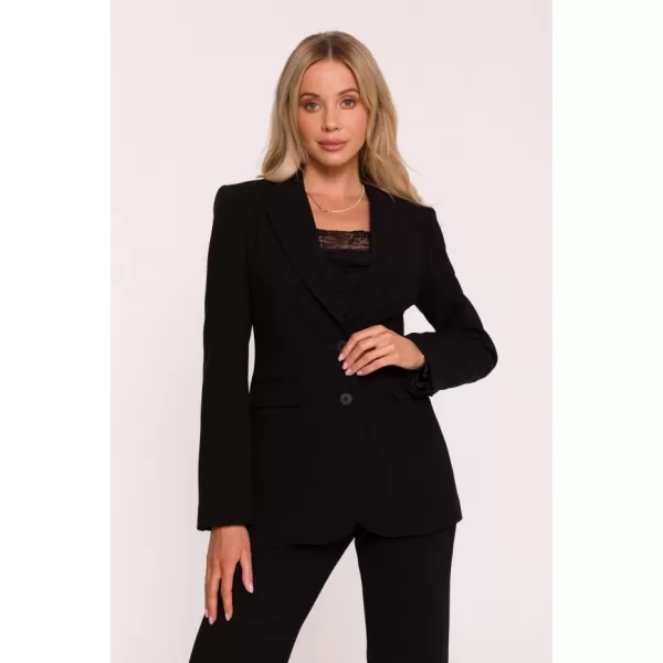  Dámska bunda STYLOVE S417 ČIERNA 