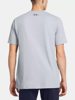 Pánske tričko UNDER ARMOUR UA GL FOUNDATION UPDATE SS 1382915-011 SIVÁ