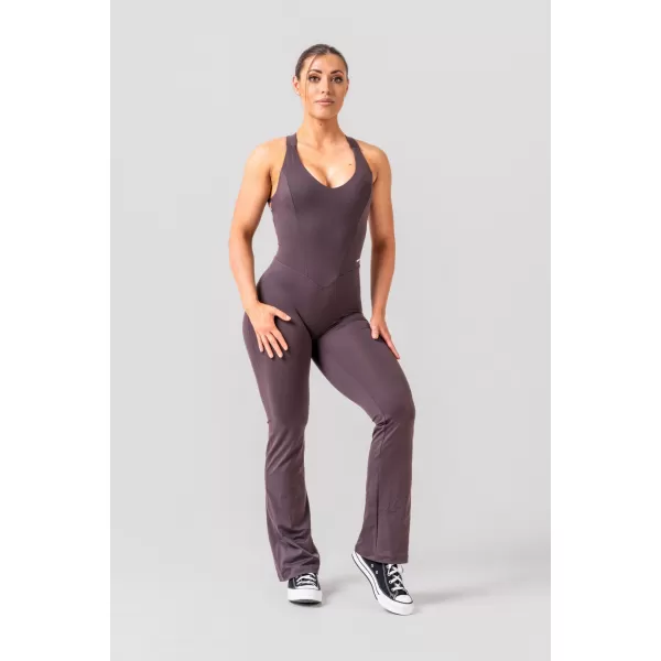 Shaping Flared overal OWN THE GYM 397 BROWN Nebbia 