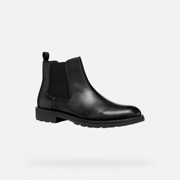  Pánske topánky GEOX REDCLIF G011413 ČIERNA 