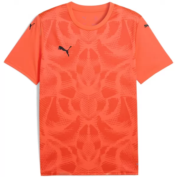  Mužský dres PUMA TEAMULTIMATE JERSEY 706280_38 NEON SUN/ NEÓNOVÉ SLNKO/ČIERNA 