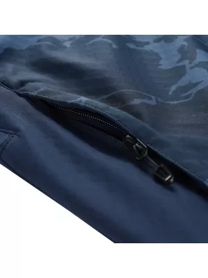 Pánska bunda so softshell ALPINE PRO HOOR MODRÝ