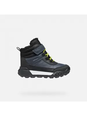 Chlapčenské členkové čižmy GEOX TREKKYUP ABX J46MBE0MEMSC0749 TMAVO MODRÁ