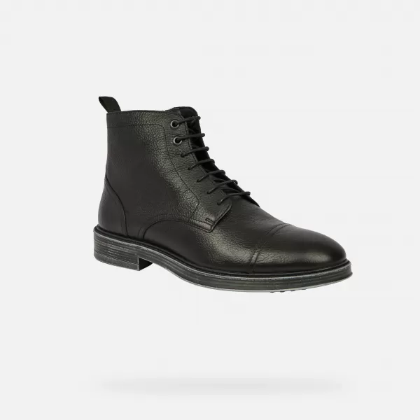  Pánske topánky GEOX HENREYS G011406 ČIERNA 