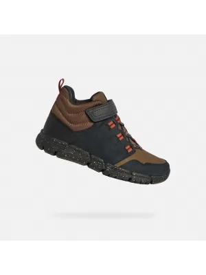 Chlapčenské členkové čižmy GEOX FLEXYPER BOY B ABX J949XA032FUC0948 ČIERNA