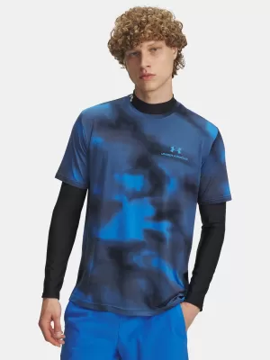Pánske tričko UNDER ARMOUR VANISH ENERGY PRINTED SS 1383974-402 MODRÁ