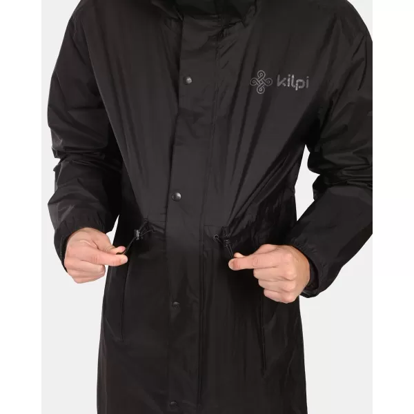  Pánsky pršiplášť KILPI TEAM RAINCOAT-U ZU0105KI ČIERNA 