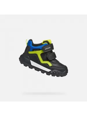 Chlapci prvé kroky GEOX TREKKYUP ABX B566LB0MEFUC9299 ČIERNA