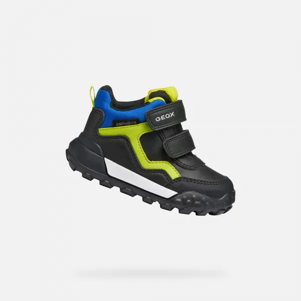  Chlapci prvé kroky GEOX TREKKYUP ABX B566LB0MEFUC9299 ČIERNA 