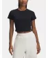Dámske tričko UNDER ARMOUR UA RIVAL RIB BABY TEE 6000264-001 ČIERNA