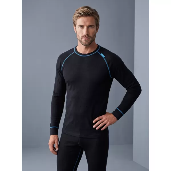  Pánsky termo set ALTISPORT GAIN ČIERNA/MODRÁ 