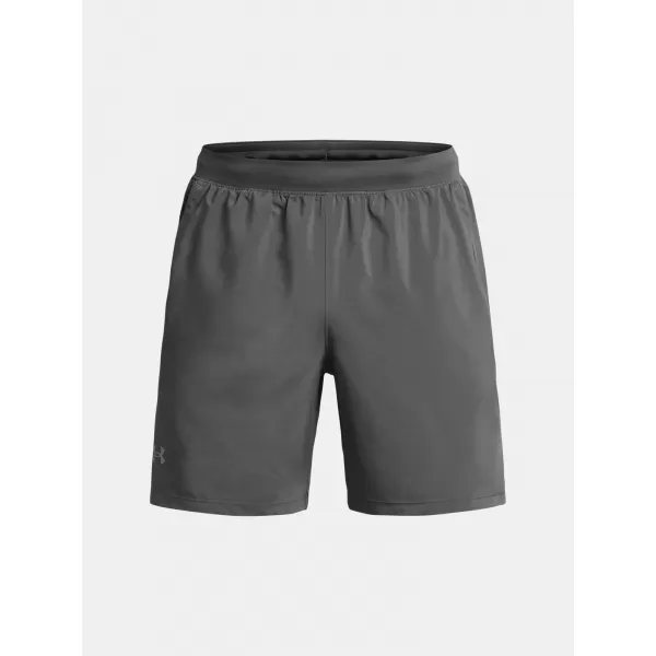  Pánske šortky UNDER ARMOUR UA LAUNCH 7'' SHORTS 1382620-025 SIVÁ 