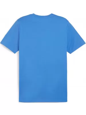 Tričko PUMA TEAMGOAL CASUALS TEE 658615_02 IGNITE BLUE/ ZAPAĽUJTE MODRÁ/PUMA BIELA