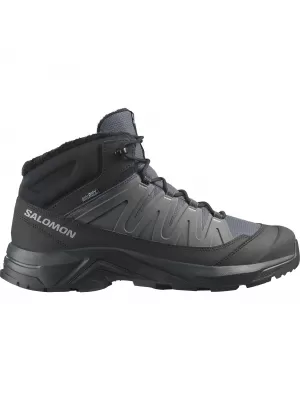 Pánske topánky SALOMON X-ADVENTURE COLDRUSH WATERPROOF ASFALT/ČIERNA/ZLIATINA