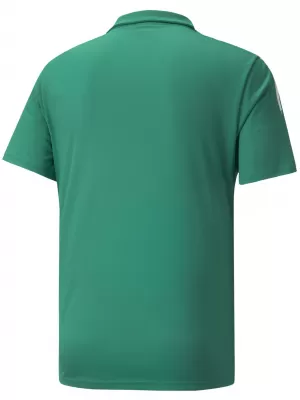 Košeľa s golierom PUMA TEAMLIGA SIDELINE POLO 65725705 PEPPER GREEN/ PAPRIKA ZELENÁ/PUMA BIELA
